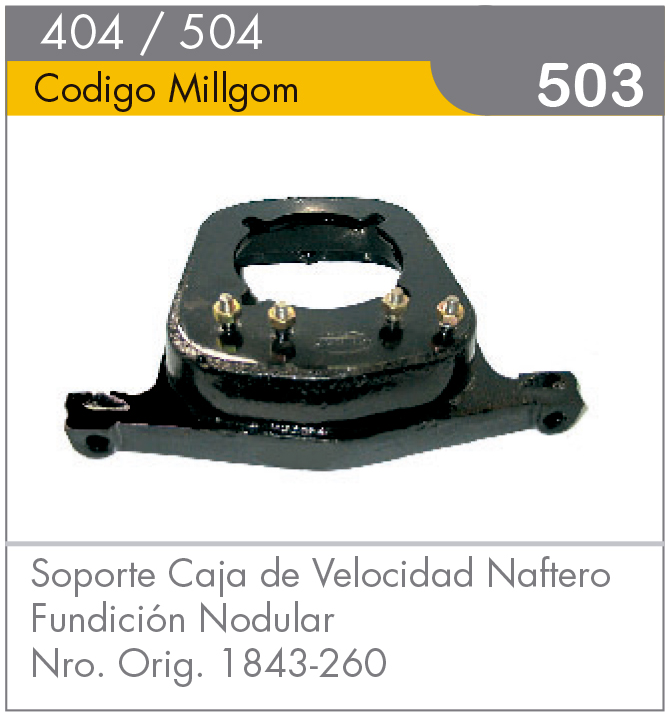 Soporte de Caja 505