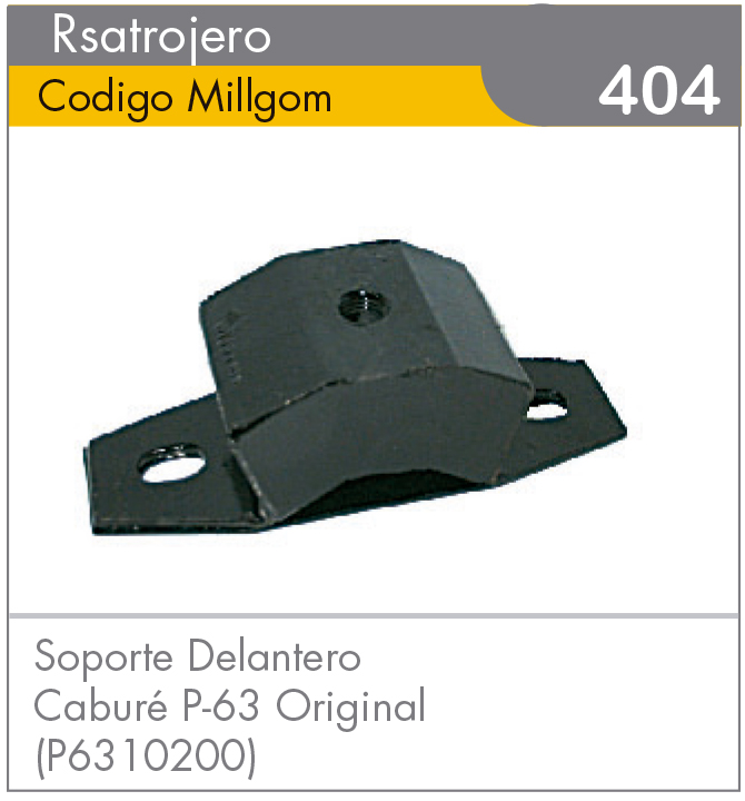 Soporte Delantero de Motor Rastrojero