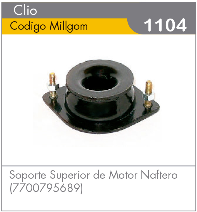 Soporte Superior de Motor Naftero Clio