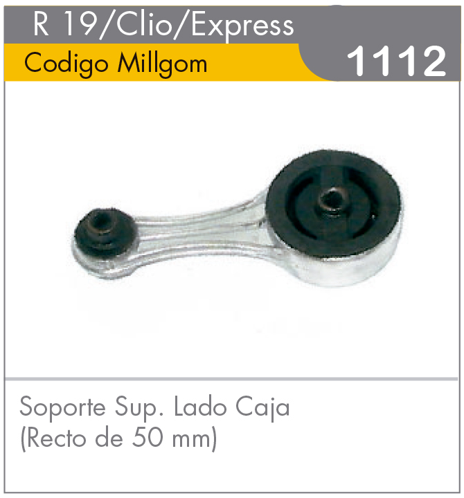 Soporte Superior de Motor Lado Caja R19/Clio/Express