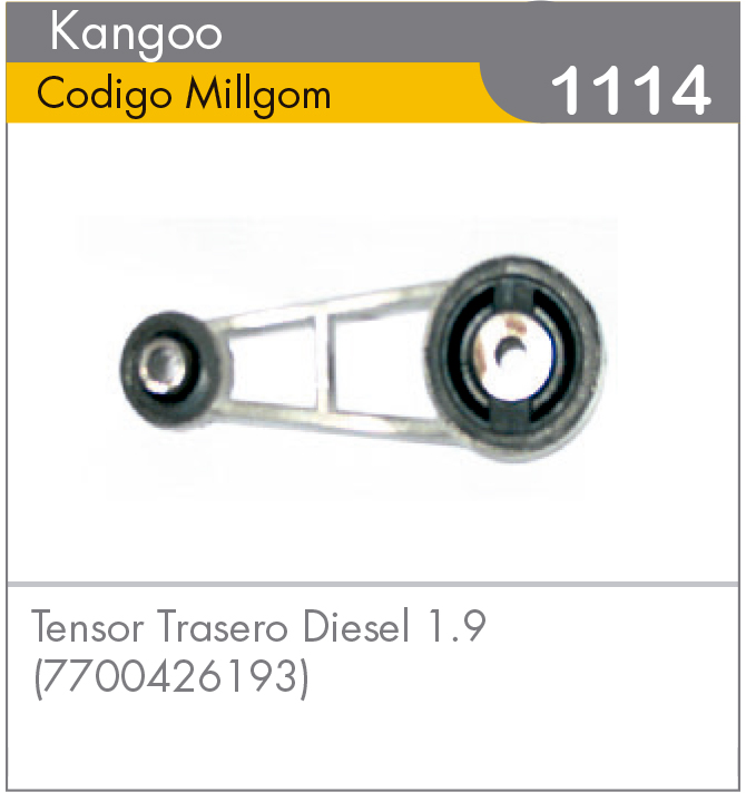 Tensor Trasero de Correa de Distribución Kangoo Diesel 1.9