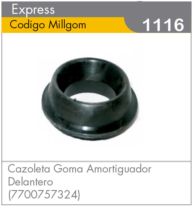Cazoleta de Goma de Amortiguador Delantero