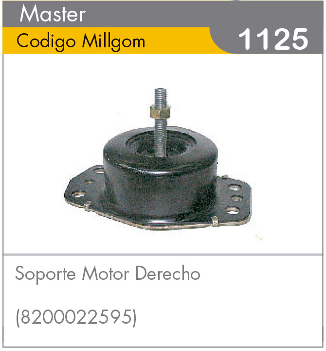 Soporte Motor Derecho Master