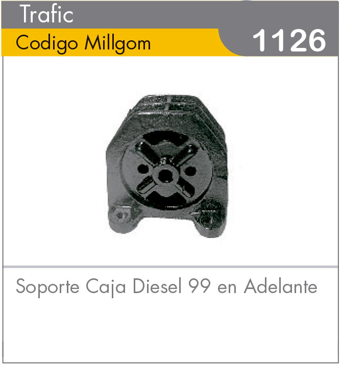 Soporte de Caja Delantero Trafic Diesel 99+
