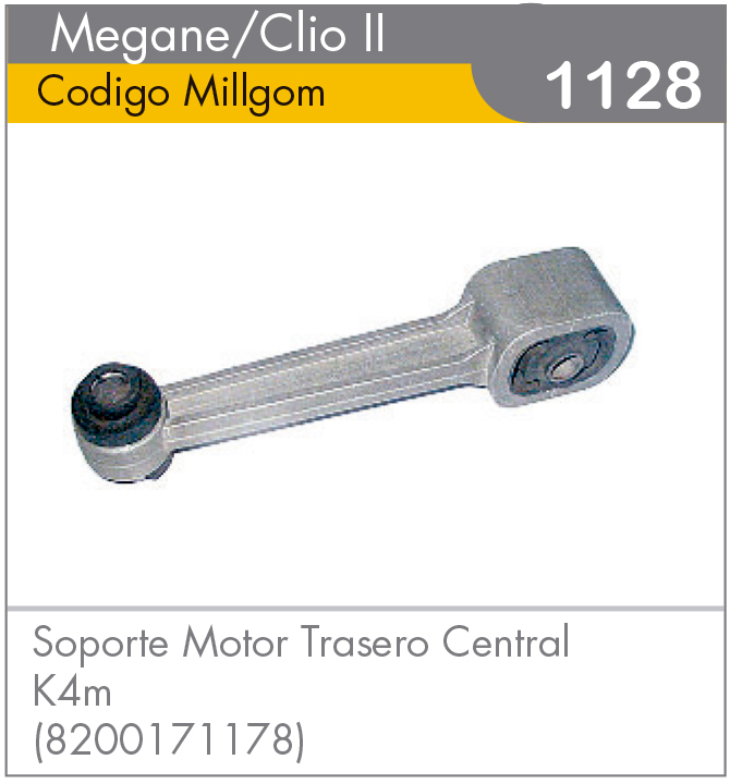 Soporte Motor Trasero Central K4M Megane/Clio II