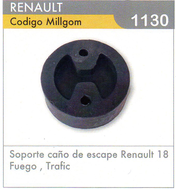 Soporte de Caño de Escape 18 Fuego/Trafic