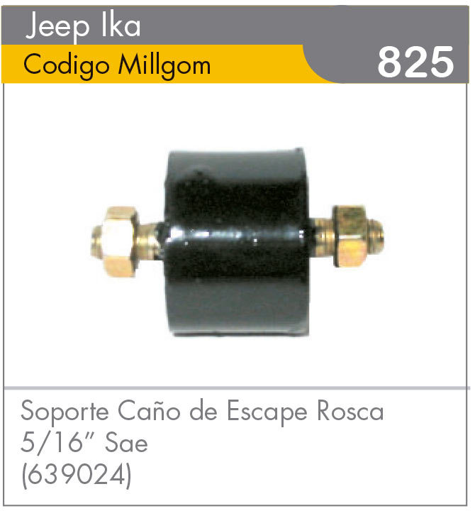 Soporte de Caño de Escape con Rosca 5/16 SAE