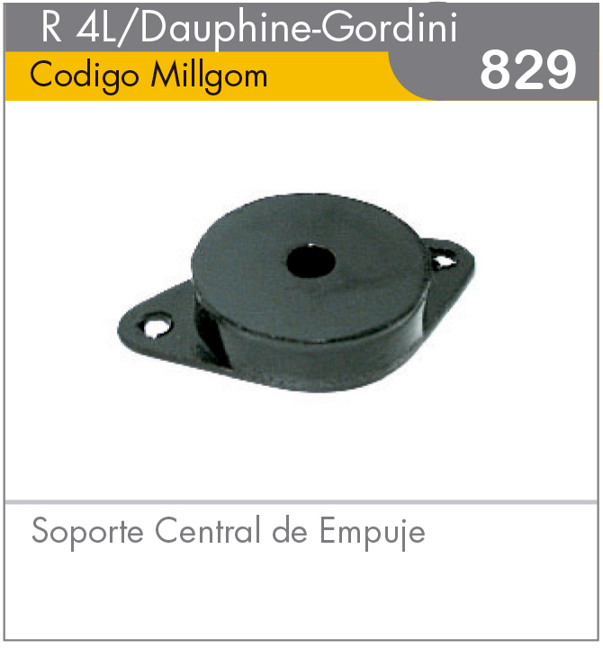 Soporte Central de Empuje R4L/Dauphine/Gordini