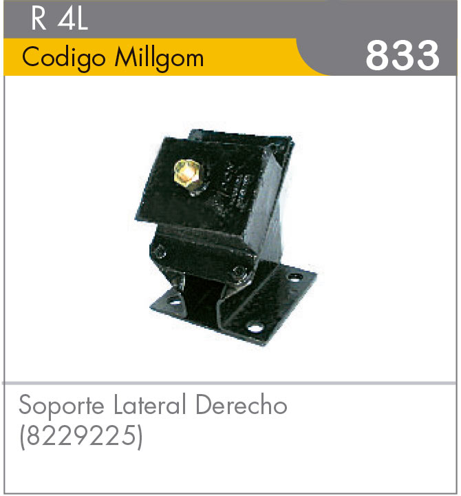 Soporte Lateral Derecho de Motor R4L
