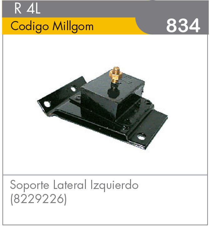 Soporte Lateral Izquierdo de Motor R4L