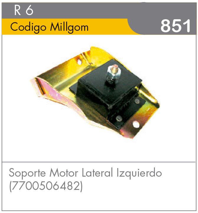 Soporte Motor Lateral Izquierdo R6
