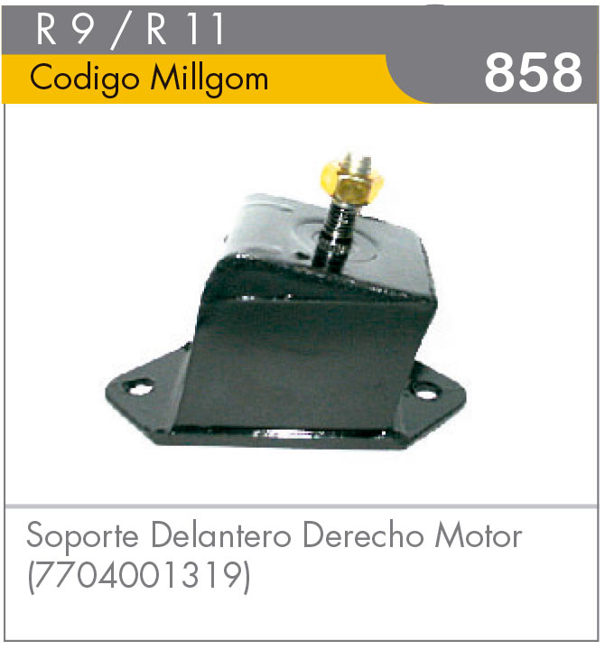 Soporte Delantero Derecho de Motor R9/R11