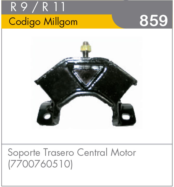 Soporte Trasero Central de Motor R9/R11