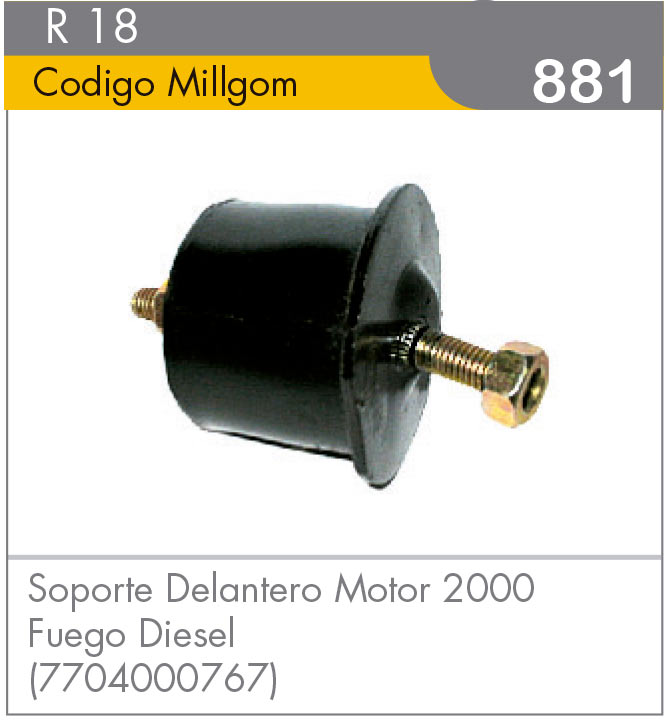 Soporte Delantero de Motor 2000/Fuego Diesel