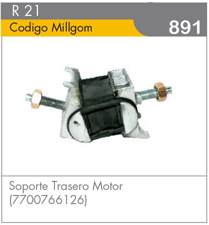 Soporte Trasero de Motor R21