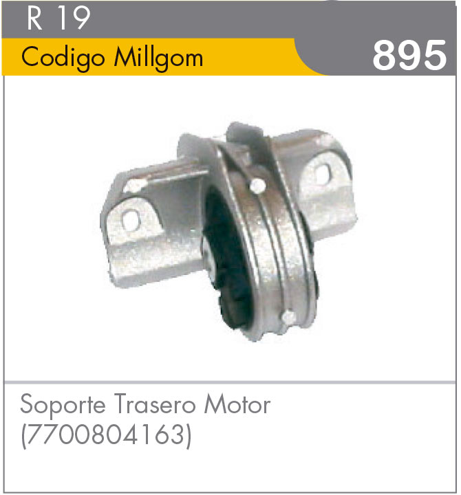 Soporte Trasero de Motor R19