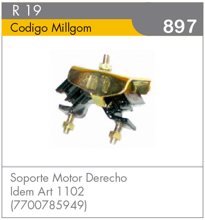Soporte Motor Derecho R19