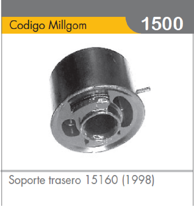 Soporte Trasero de Motor Scania/Agrale/Puma/MB/VW