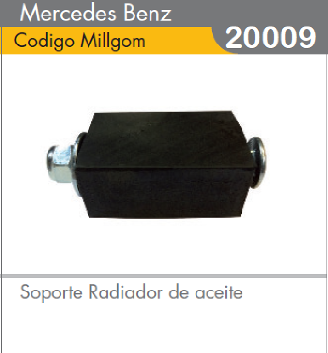 Soporte de Radiador de Aceite Scania/Agrale/Puma/MB/VW