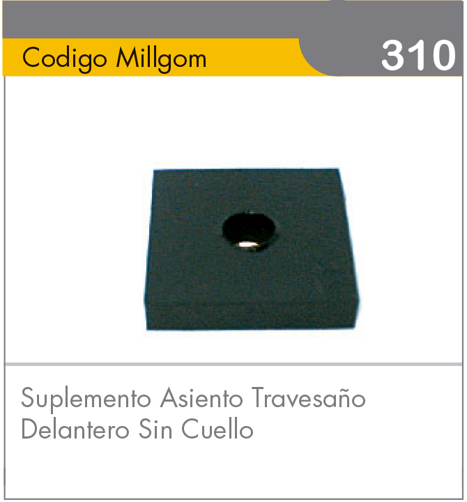 Suplemento de Asiento Travesaño Delantero S/Cuello