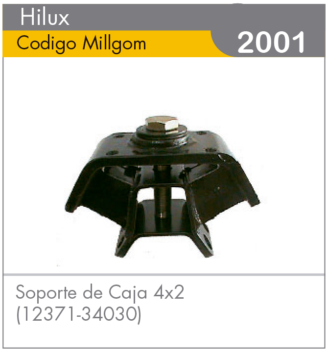 Soporte de Caja 4x2 Hilux