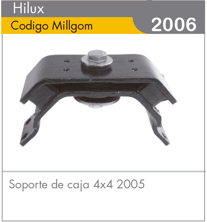 Soporte de Caja 4x4 Hilux